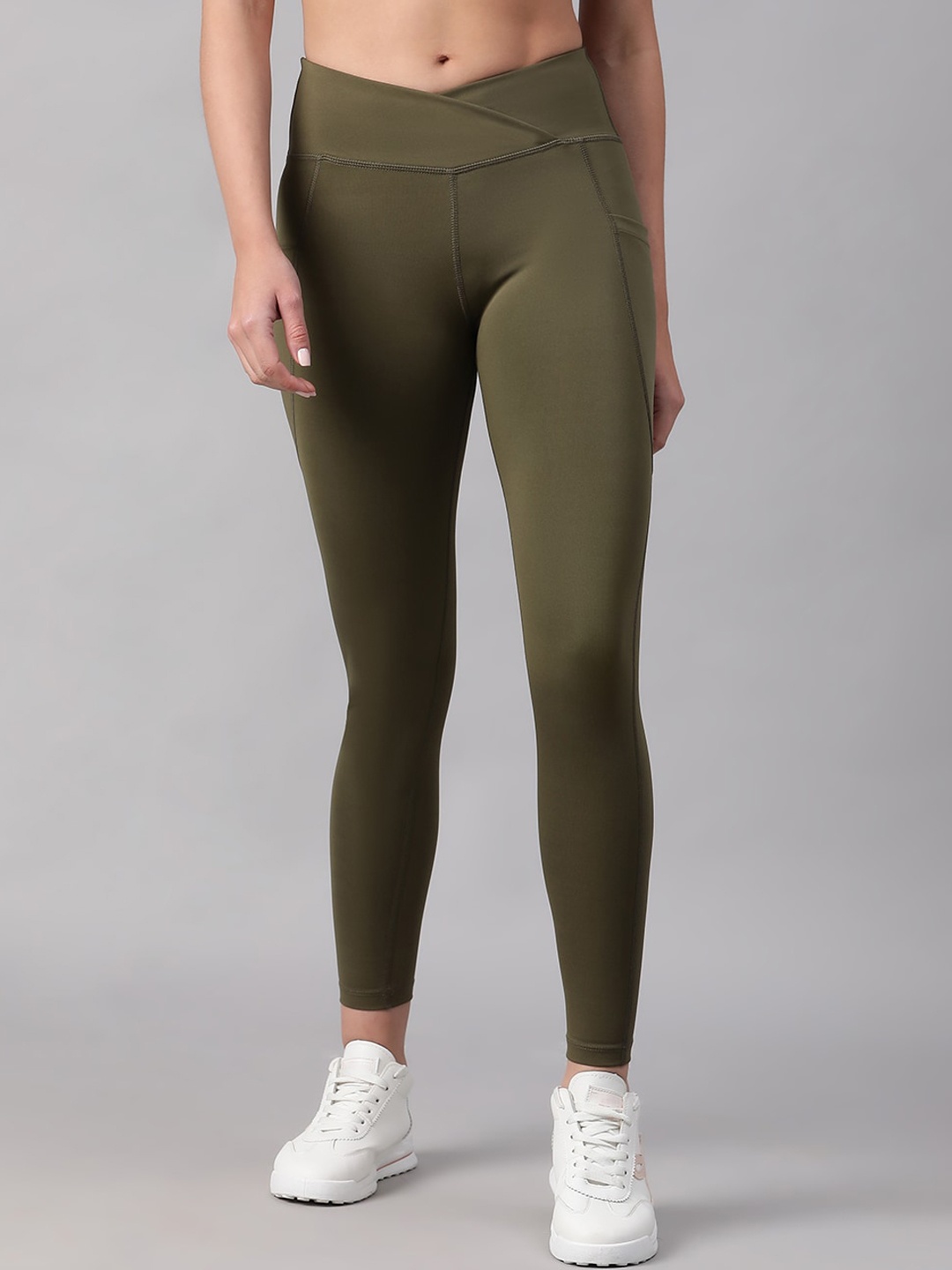 

ATHLISIS Women High-Rise Training Tights, Olive