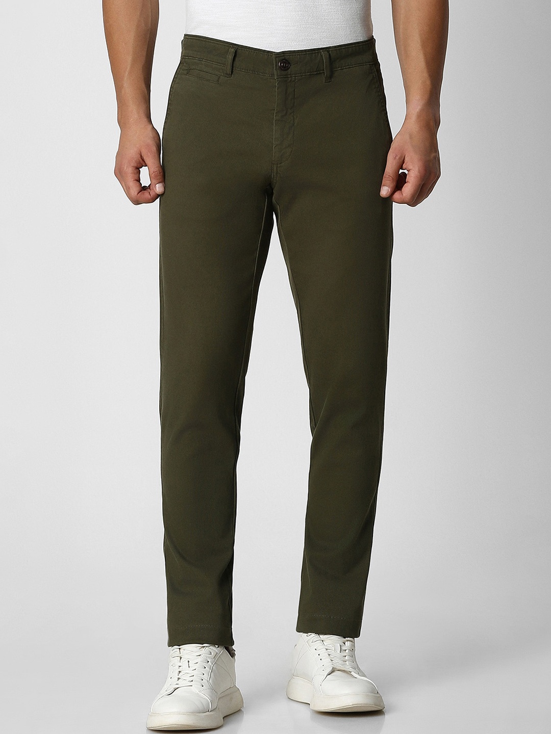 

Van Heusen Sport Men Slim Fit Trousers, Olive