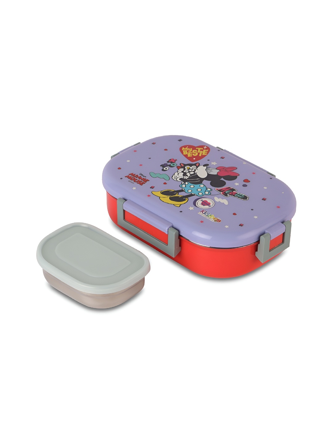 

Cello Kidzbee Apollo Cuddle Buddies Lunch Box with 3D Touch & Feel Designs-700ml, Purple