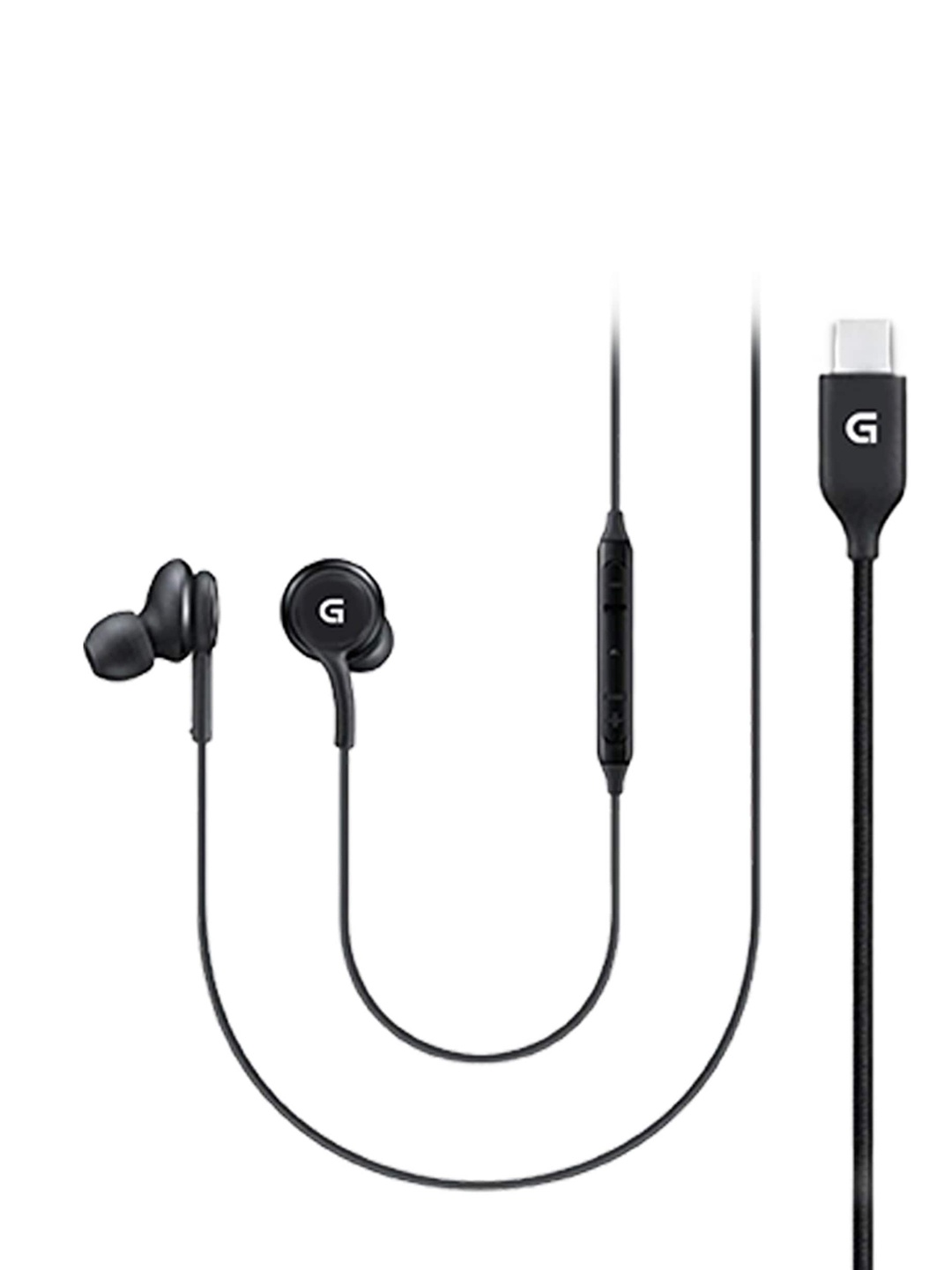 

GIZMORE ME348 Type C In- Ear Earphones, Black