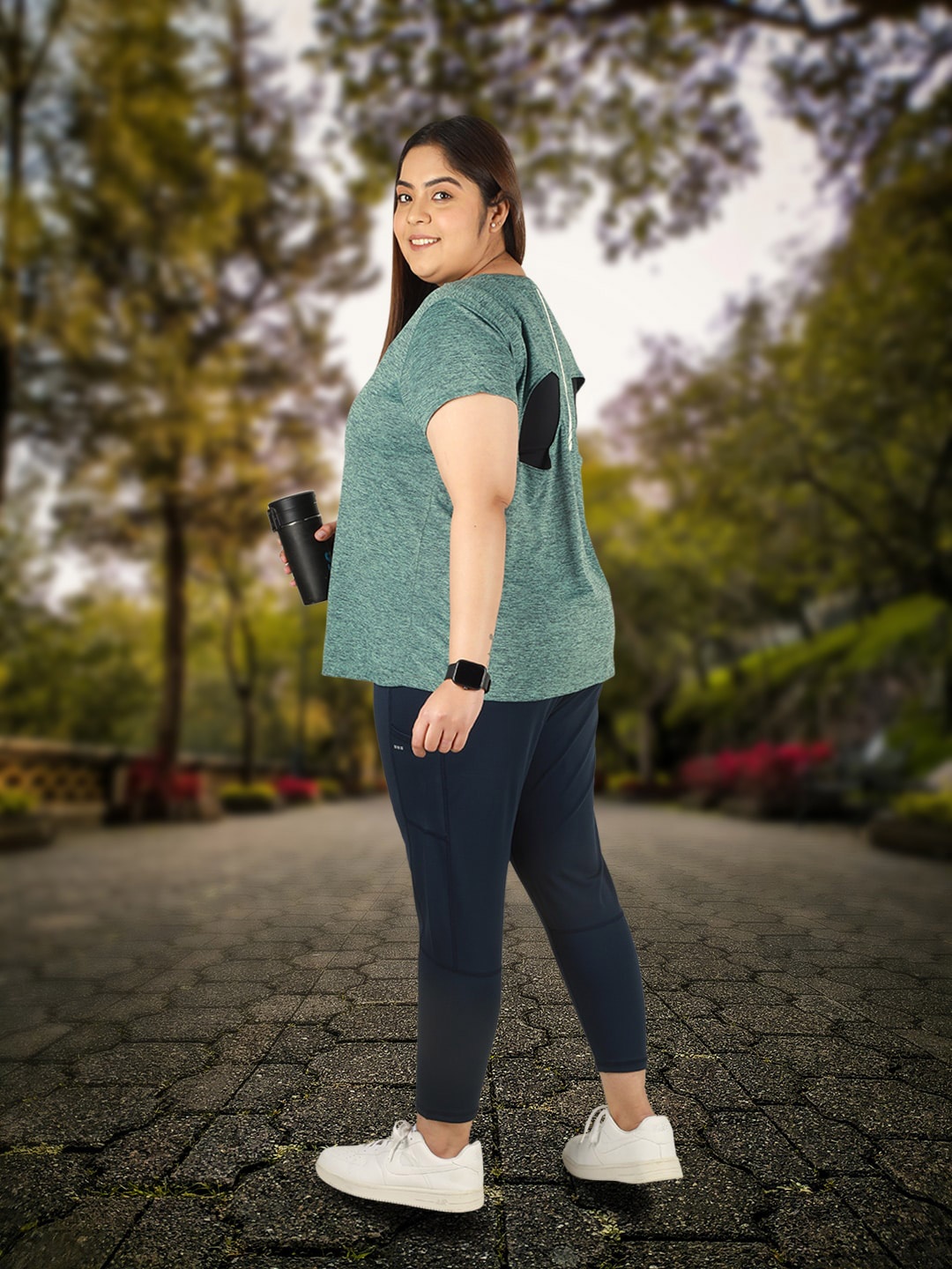 

Sztori Plus Size T-shirt, Green