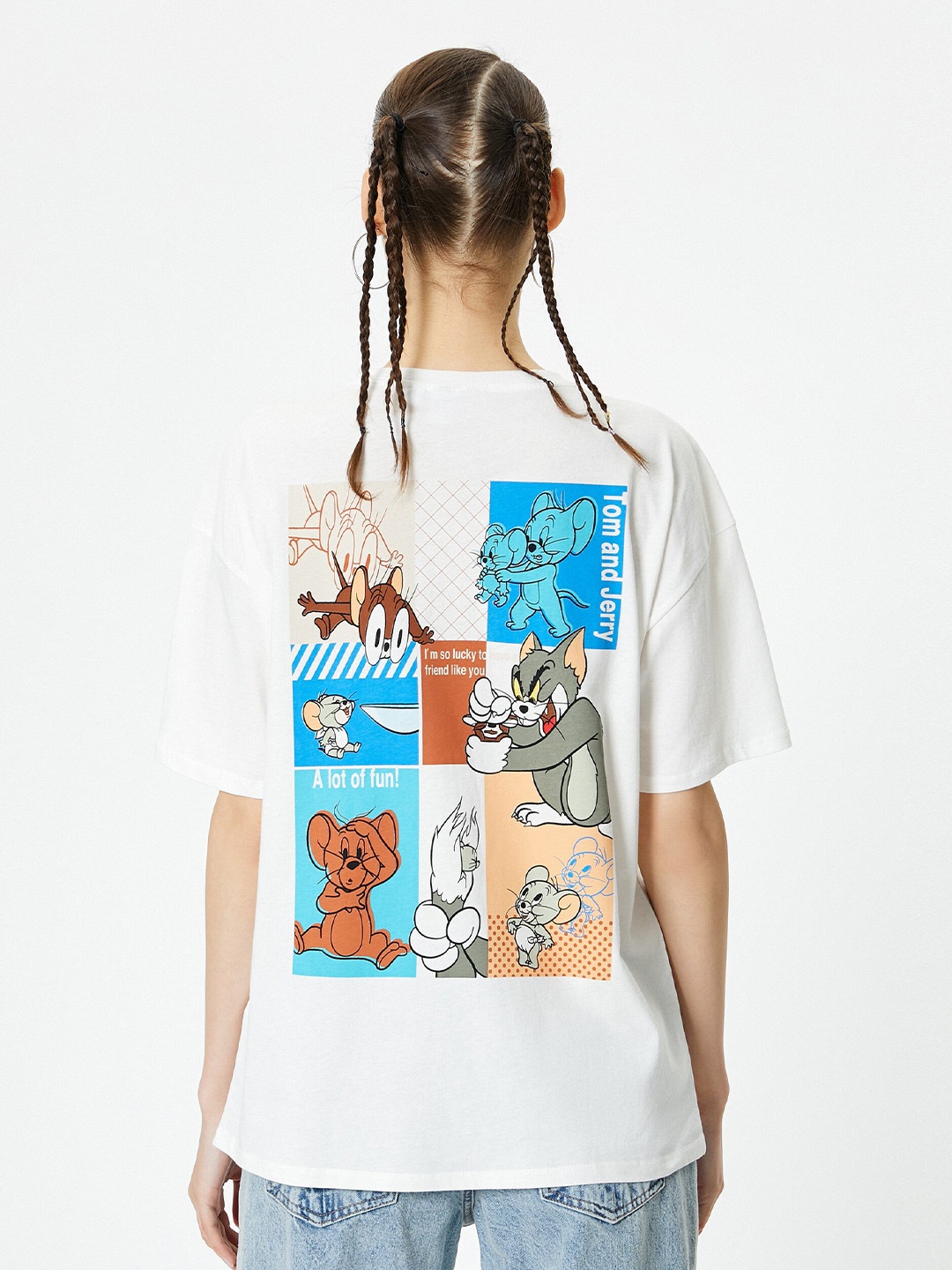 

Koton Women Printed Pockets T-shirt, Beige