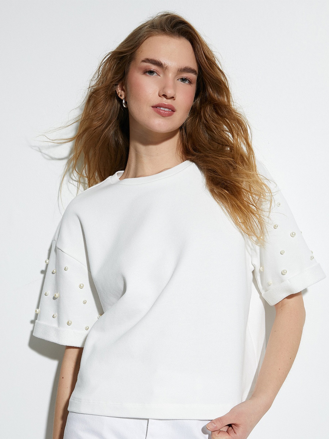 

Koton Women Pockets T-shirt, White