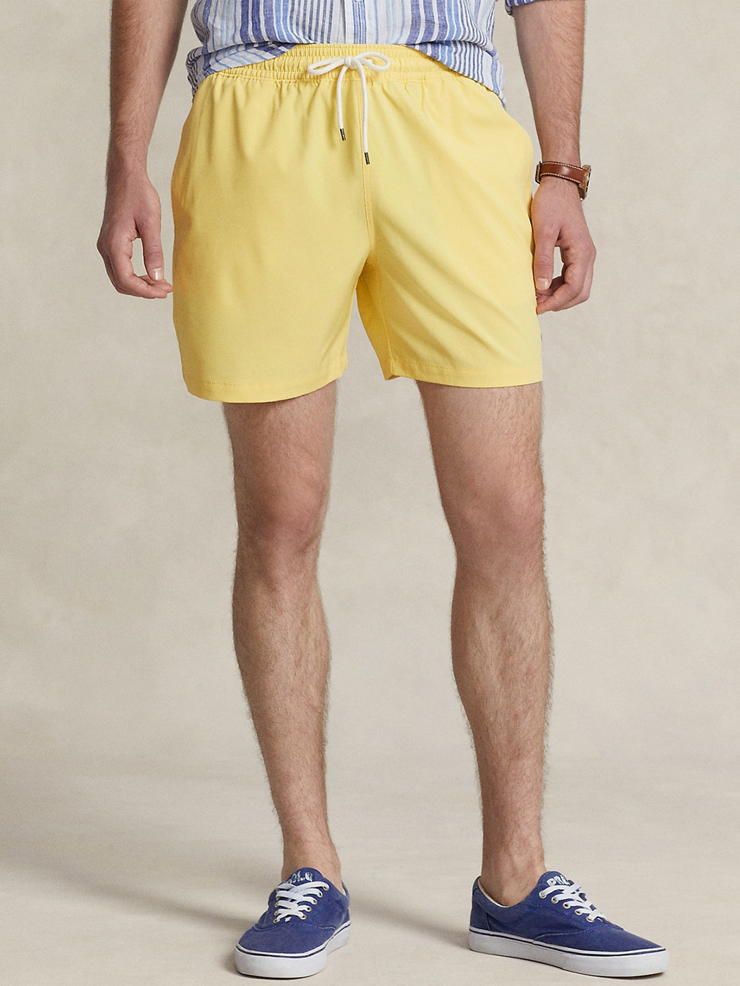 

Polo Ralph Lauren Men Slim-Fit Mid-Rise Shorts, Yellow