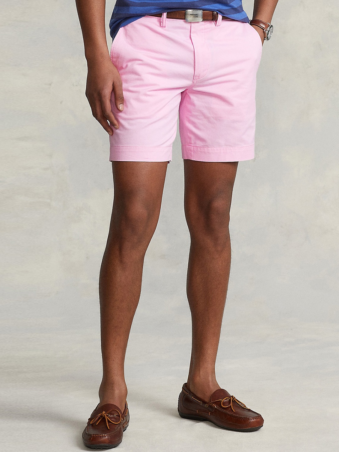 

Polo Ralph Lauren Men Slim-Fit Mid-Rise Chino Shorts, Pink