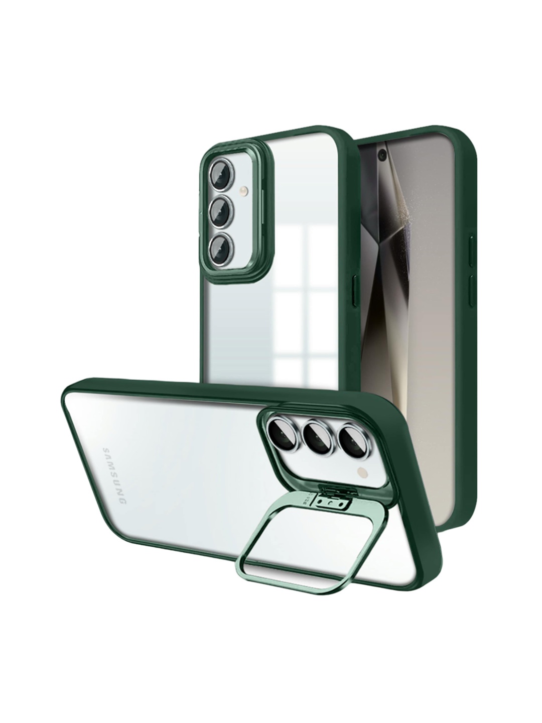 

Karwan Samsung Galaxy S24 Plus Back Case Mobile Accessories, Green