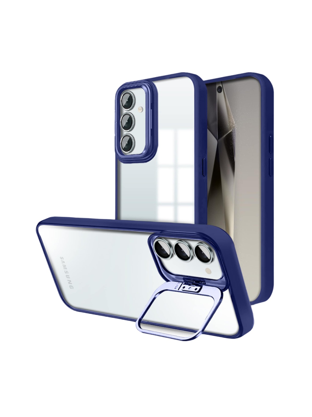 

Karwan Solid Samsung A15 Back Case, Blue