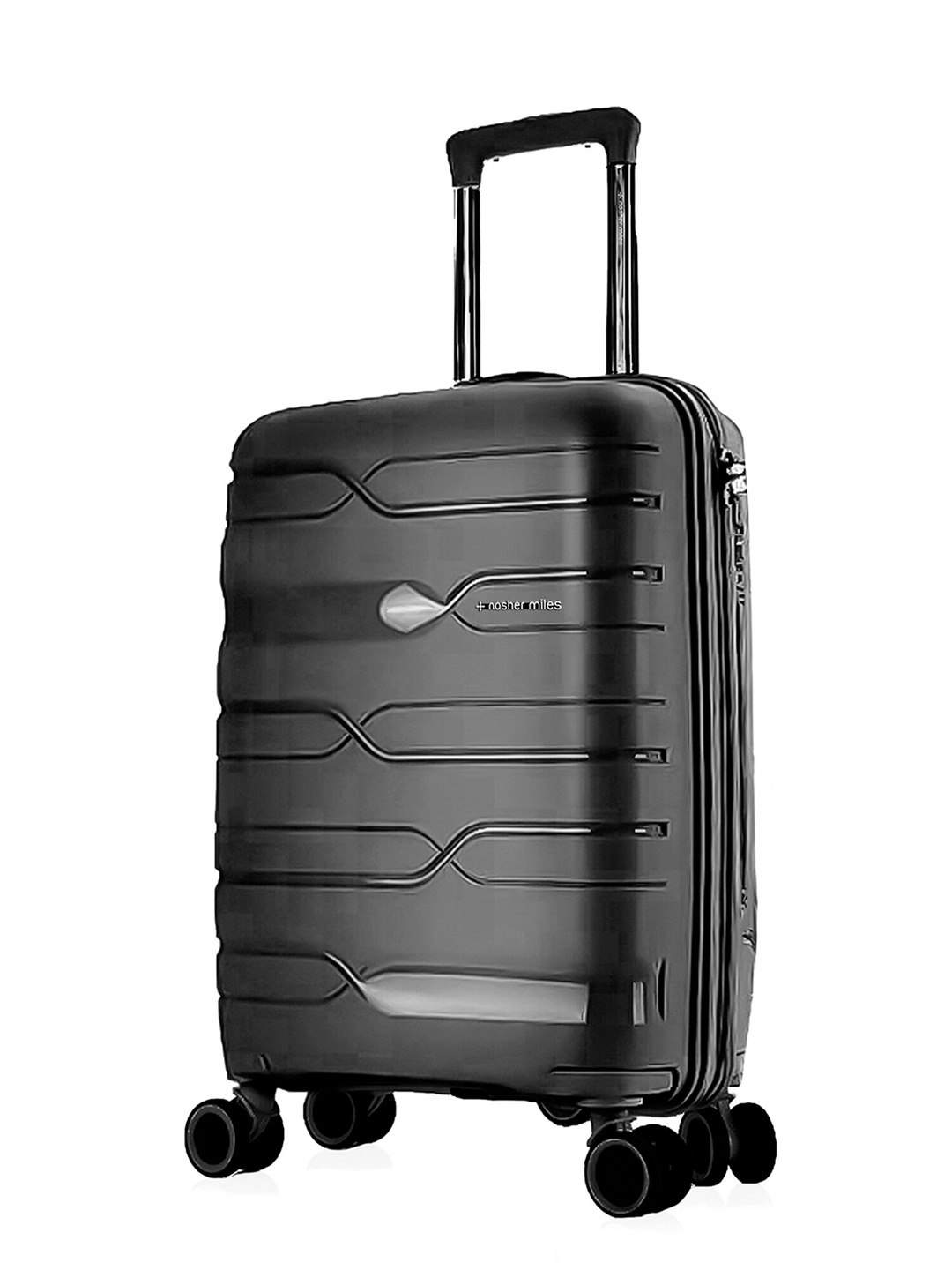 

Nasher Miles Paris Polypropylene Cabin Black Trolley Bag - 20 Inch (55 cm)