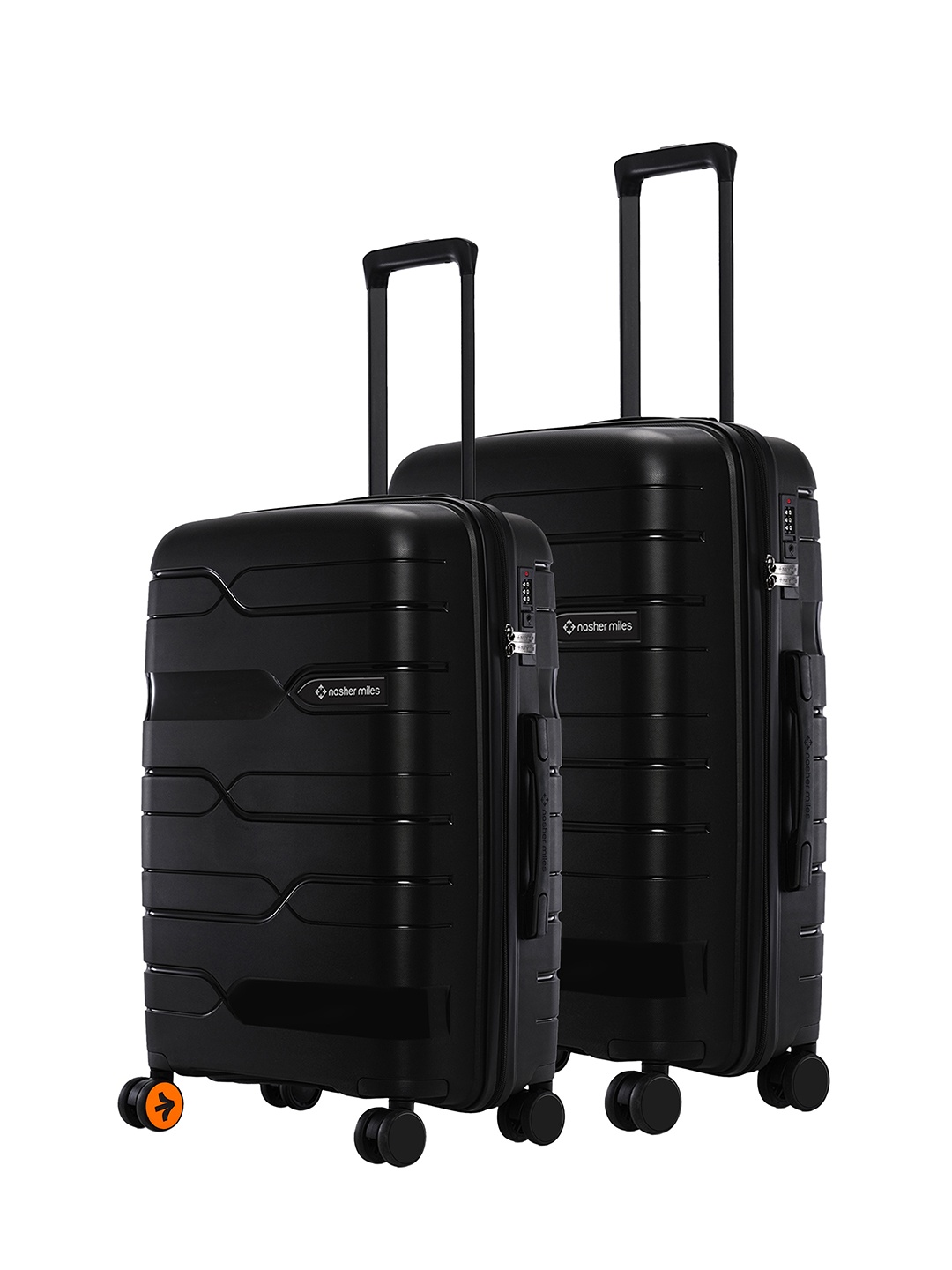 

Nasher Miles Paris Polypropylene Medium-Large Black Trolley Bags (65-75 cm)