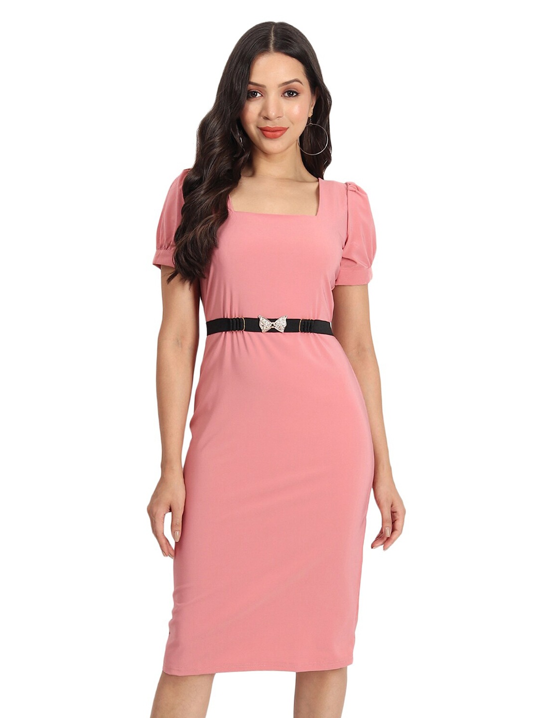 

BAESD Sheath Dress, Peach
