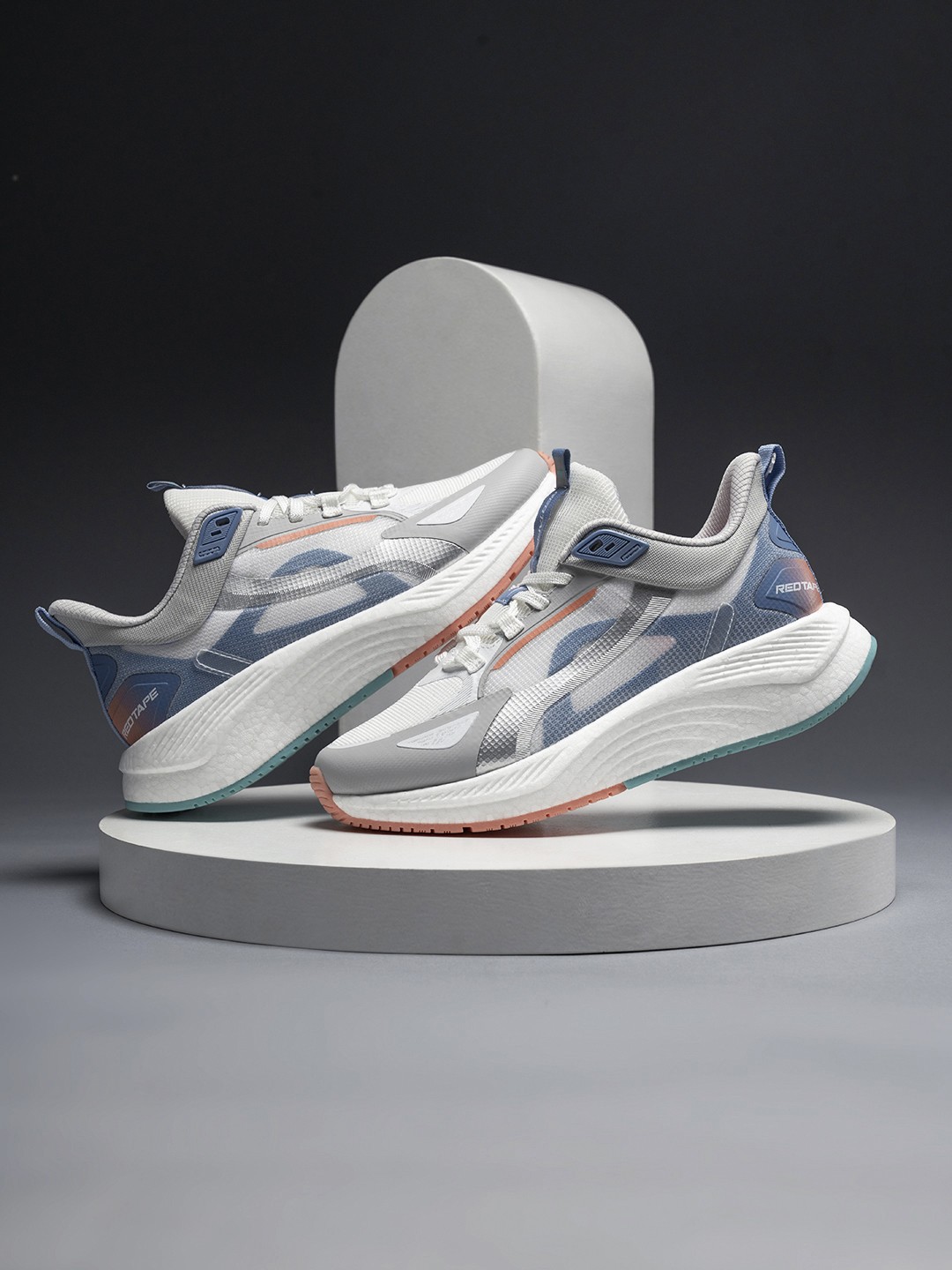 

Red Tape Women Drift + Mesh ETPU Walking Shoes, Blue