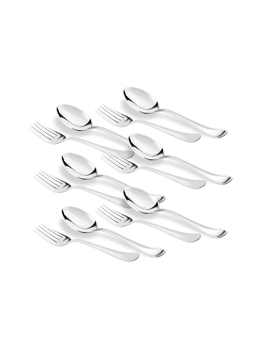 

Sumeet Steel Stainless Steel 6 Pieces Dishwasher Safe Serving Cutlery