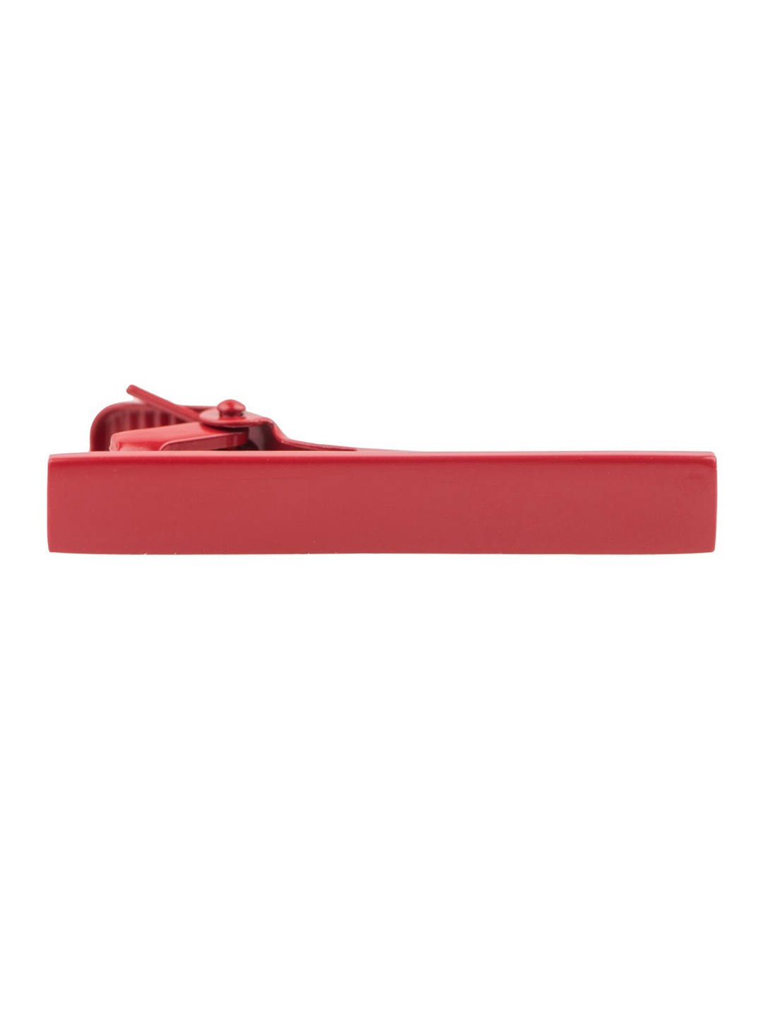 

The Tie Hub Men Solid Elegant Tie Bar, Red