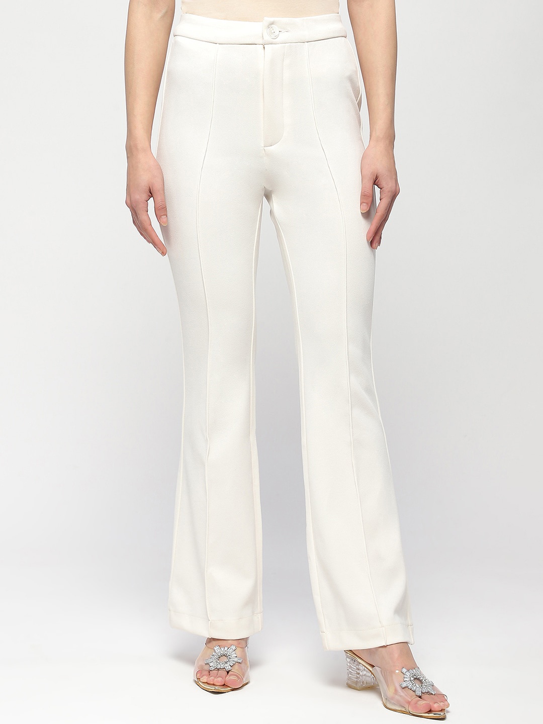 

Madame Women Trousers, Off white