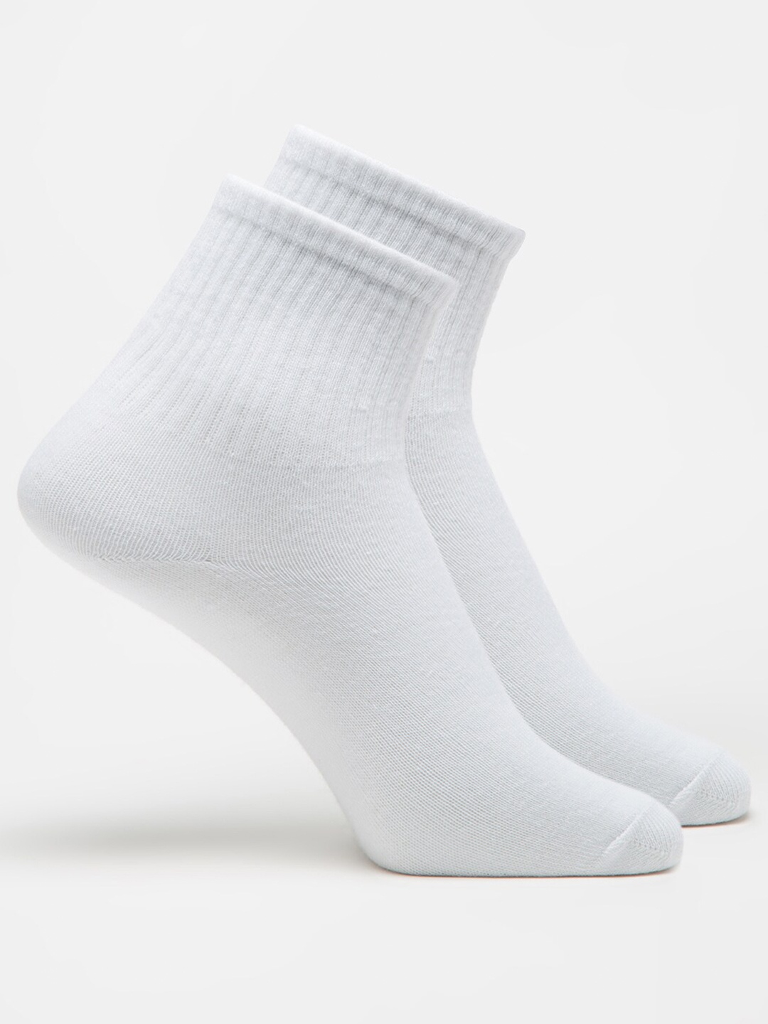 

J Style Women Pack Of 2 Ankle Length Socks, White