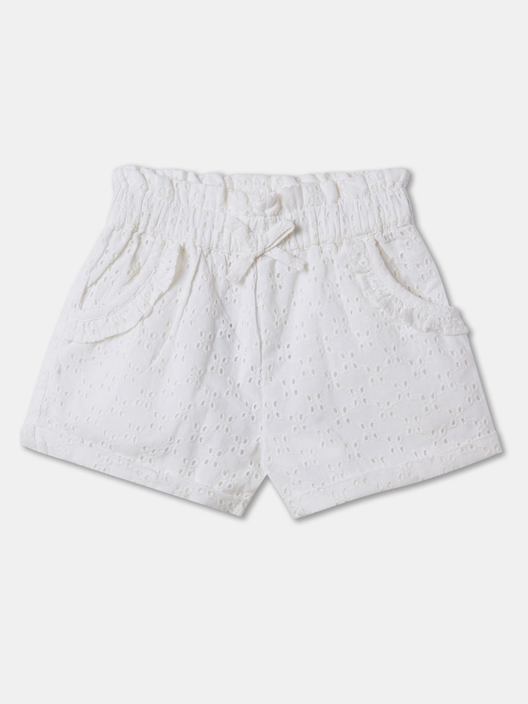 

R&B Girls Shorts, White