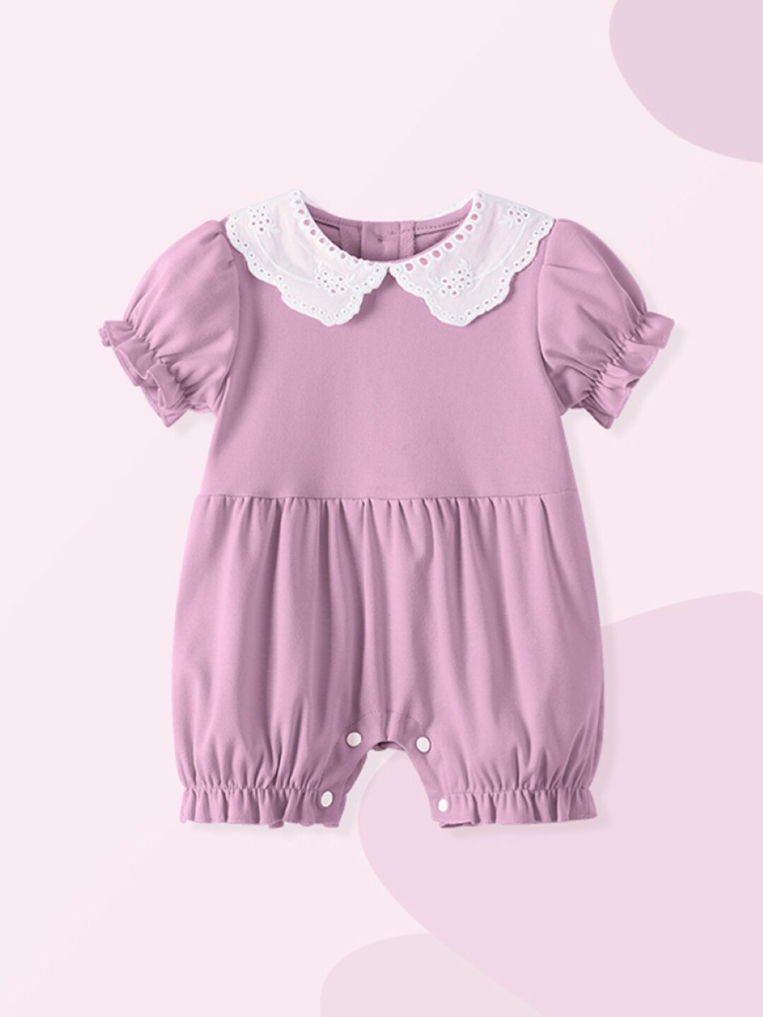 

StyleCast Infants Girls Purple Short Sleeves Bodysuit