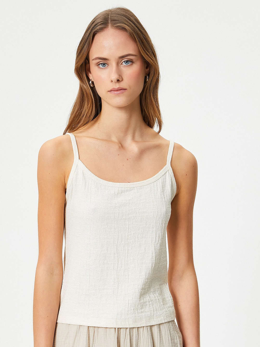 

Koton Cotton Tank Top, Off white