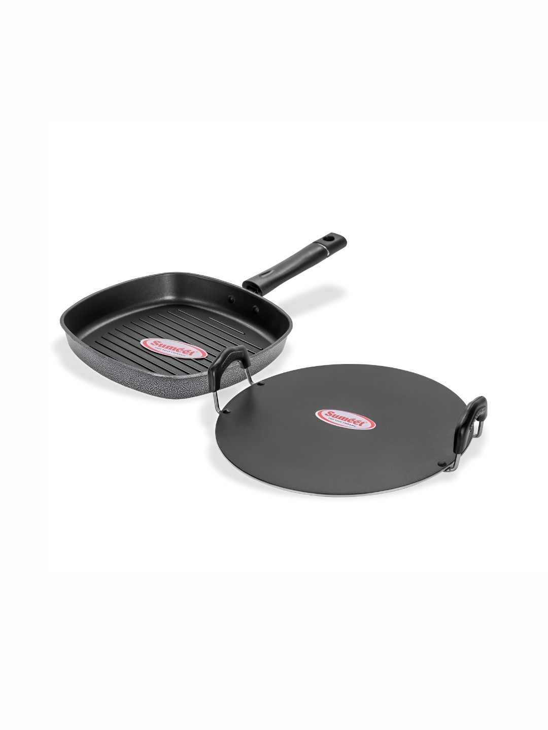 

Sumeet Silver-Toned Aluminium Dishwasher Safe Cookware Set of