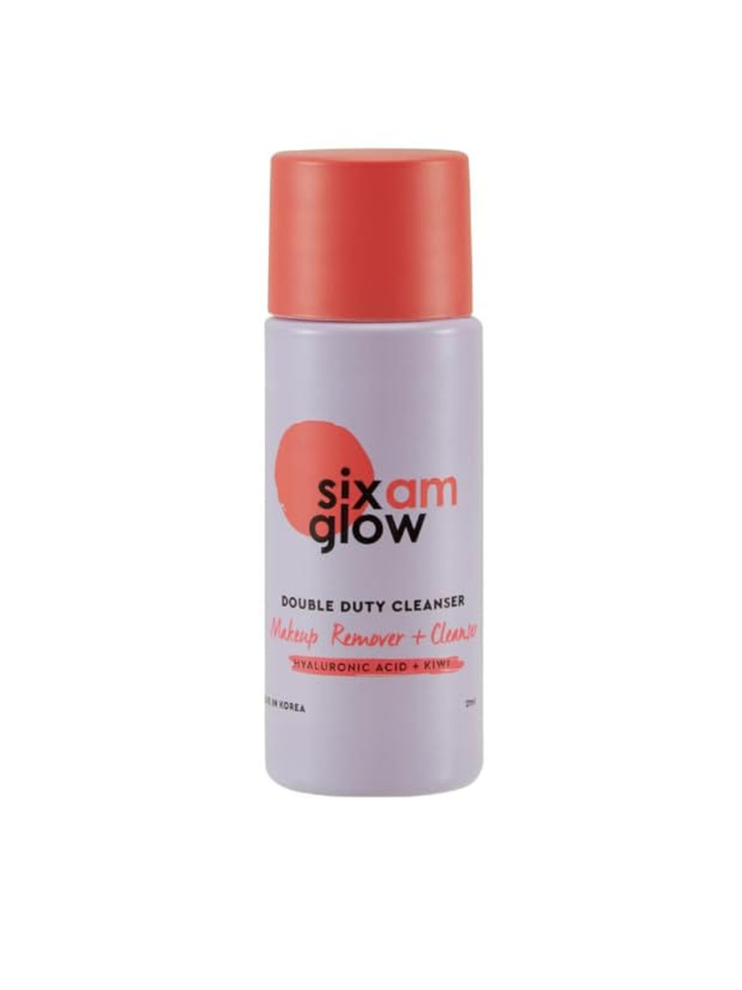 

sixam glow Double Duty Cleanser with Kiwi & Hyaluronic Acid - 21 ml, White