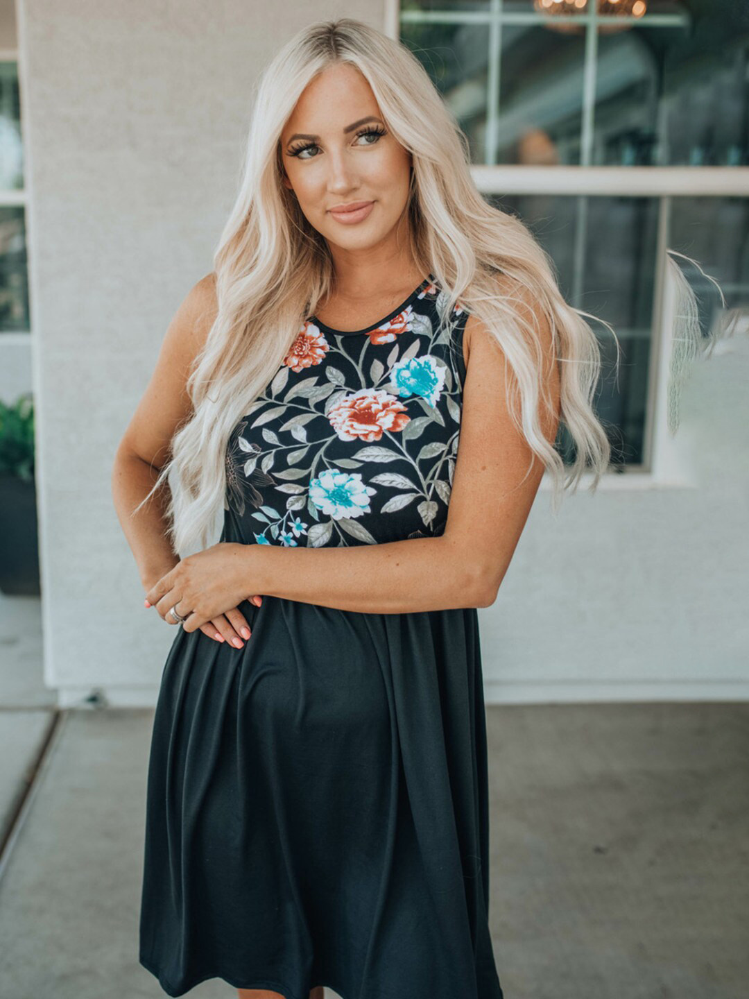 

StyleCast A-Line Dress, Black