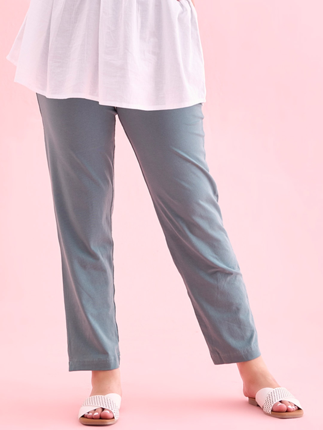 

Go Colors Women Trousers, Green
