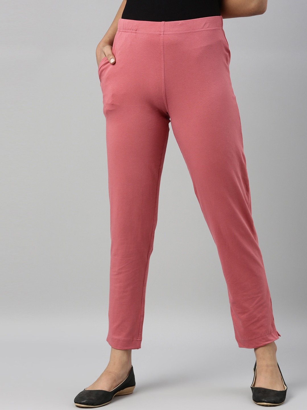 

Go Colors Women Trousers, Pink