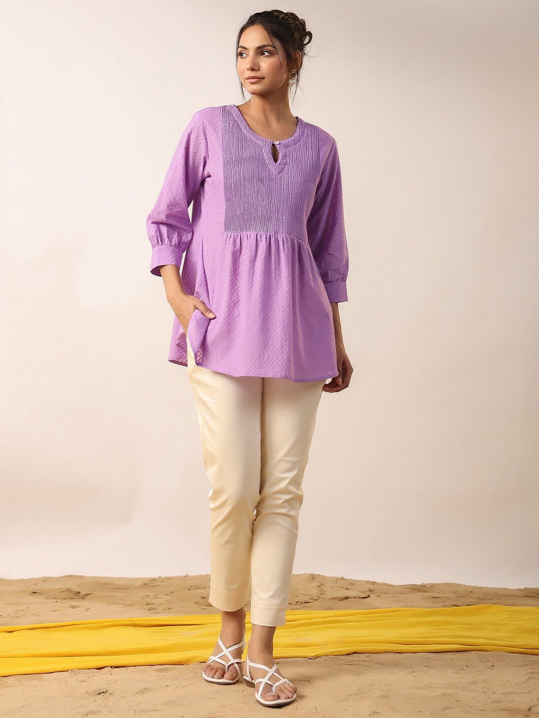 

JISORA Cotton Top, Lavender