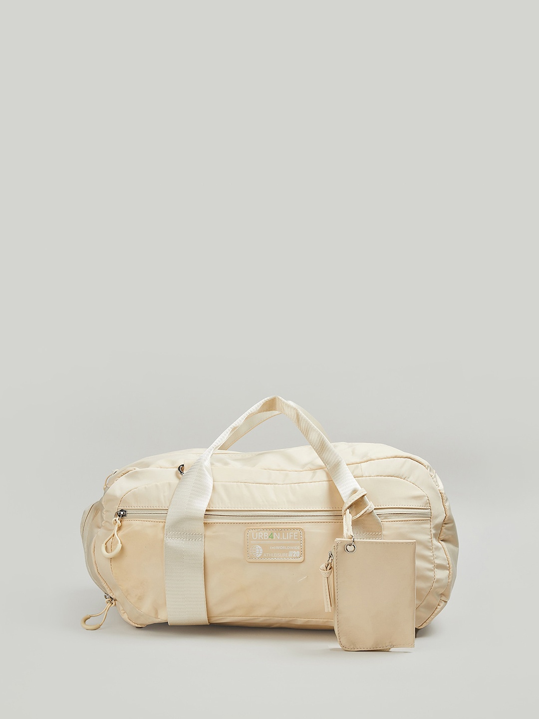 

max Large Casual Duffel Bag, Beige