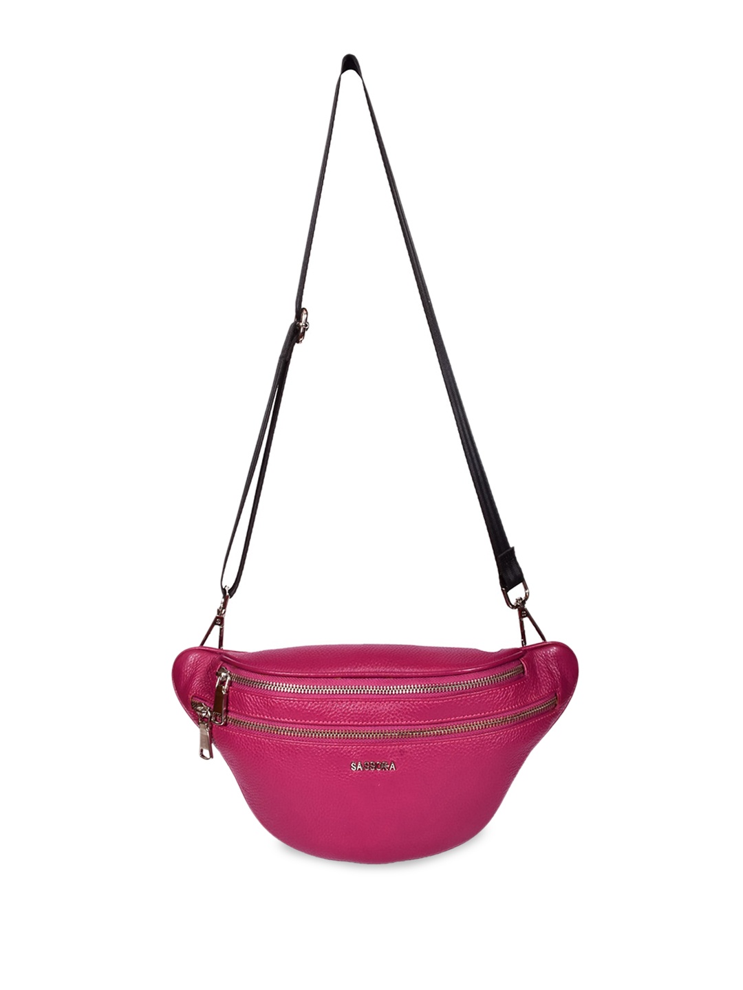 

Sassora Leather Waist Pouch, Pink