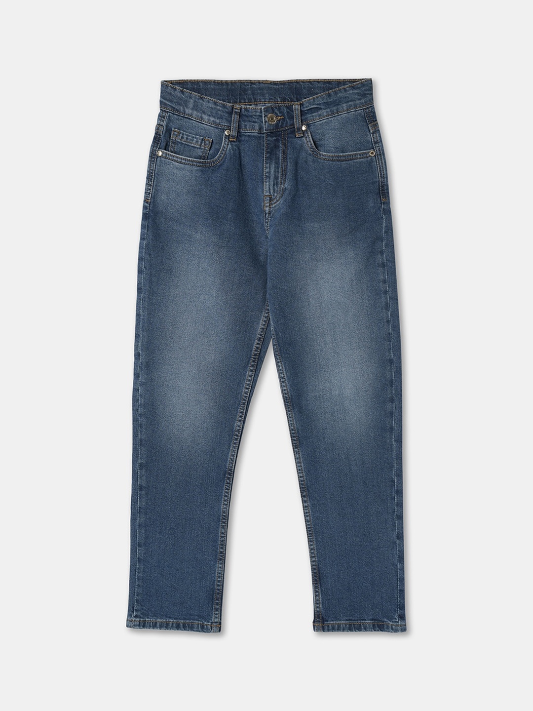 

R&B Boys Slim Fit Highly Distressed Jeans, Blue
