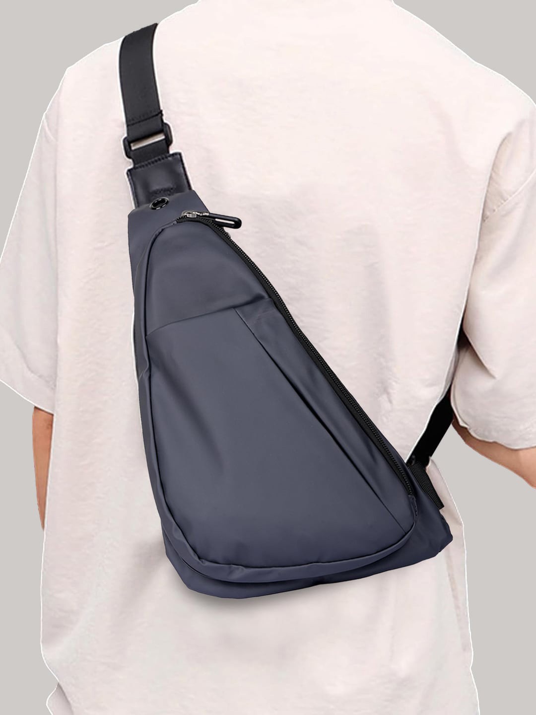 

INKMILAN Unisex Crossbody Bag, Grey