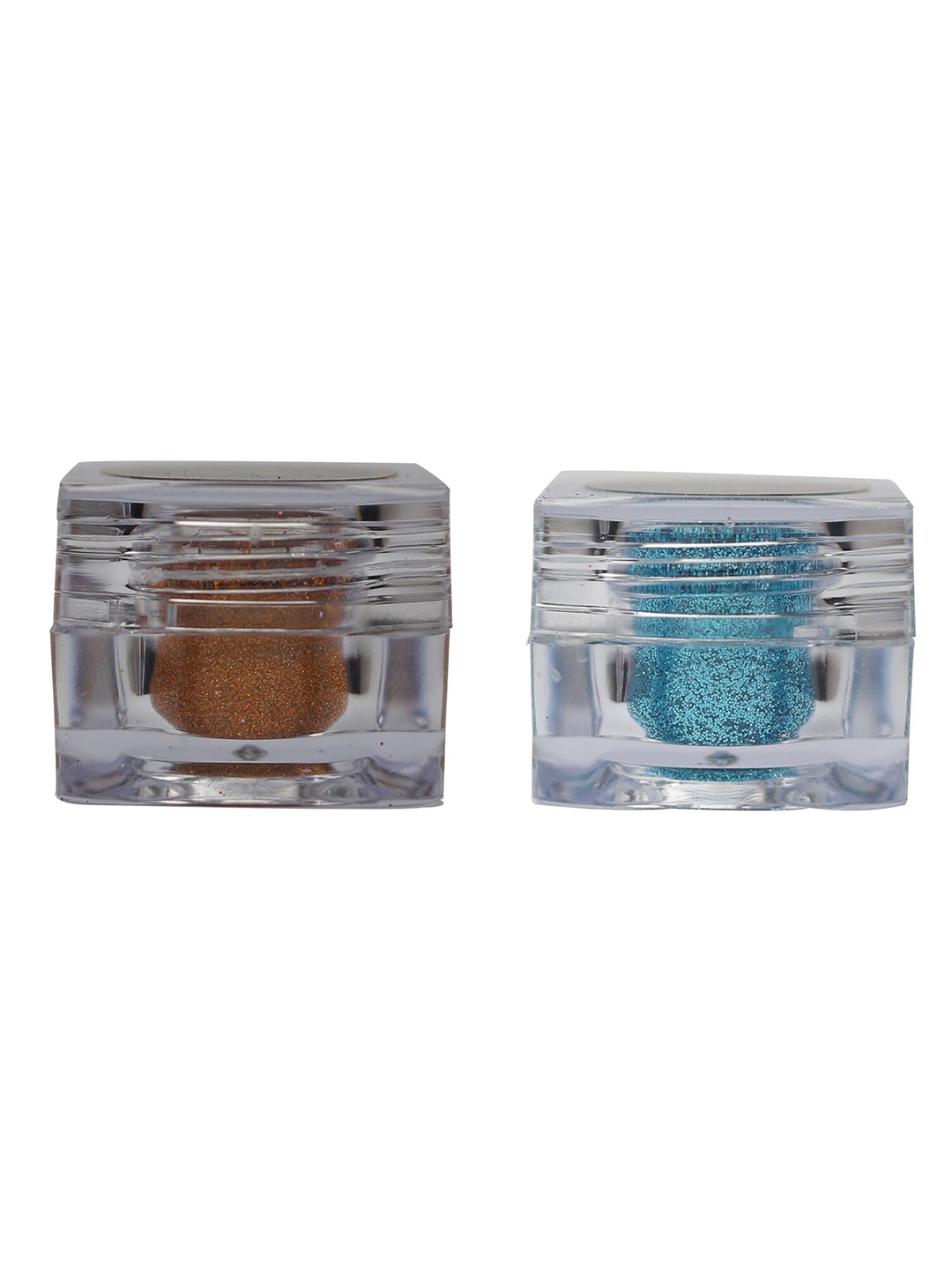 

Veoni BELLE Set of 2 HD Holographic Glitter Eyeshadow 5 g each - Orange & Turquoise Blue