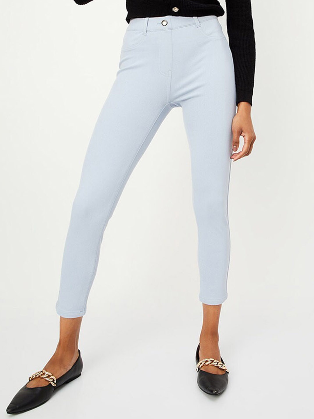 

max Women Trousers, Blue