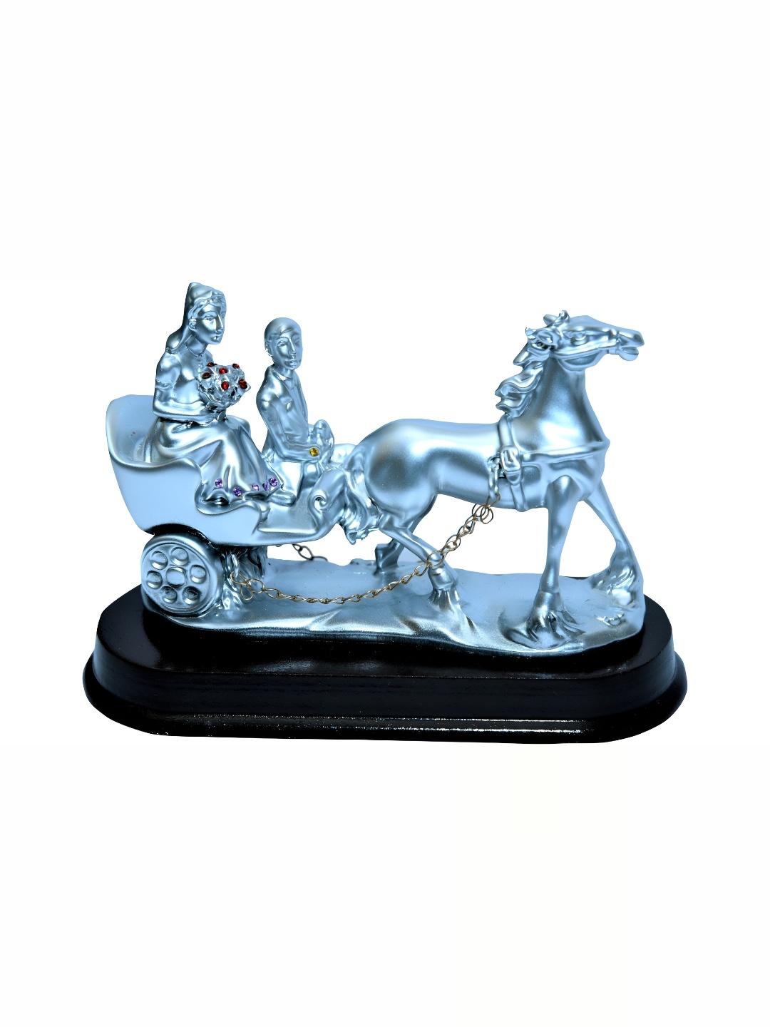 

Sigaram Silver-Toned Figurine Showpiece