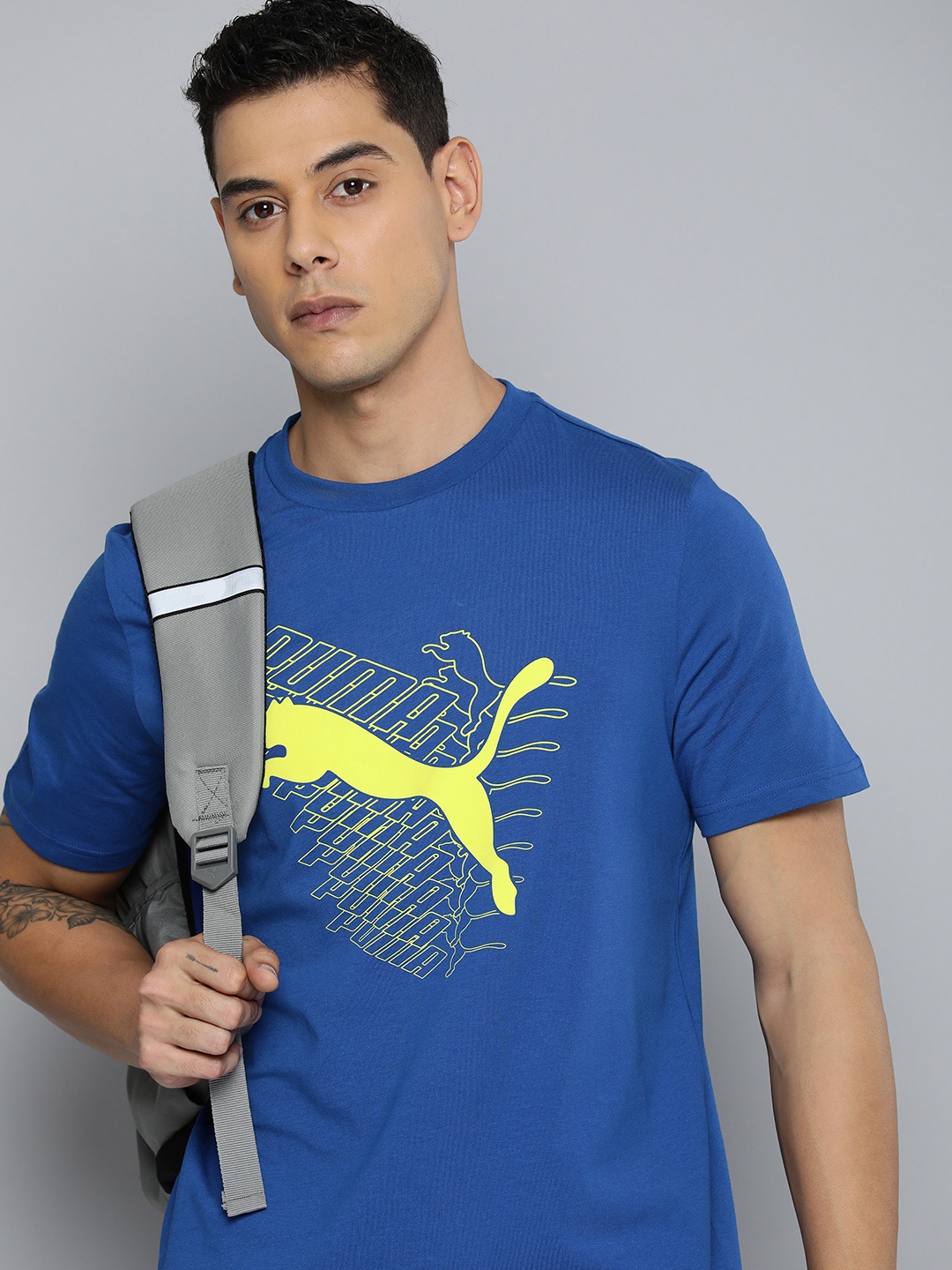 

Puma Pure Cotton GRAPHICS Cat Outdoor T-shirt, Blue