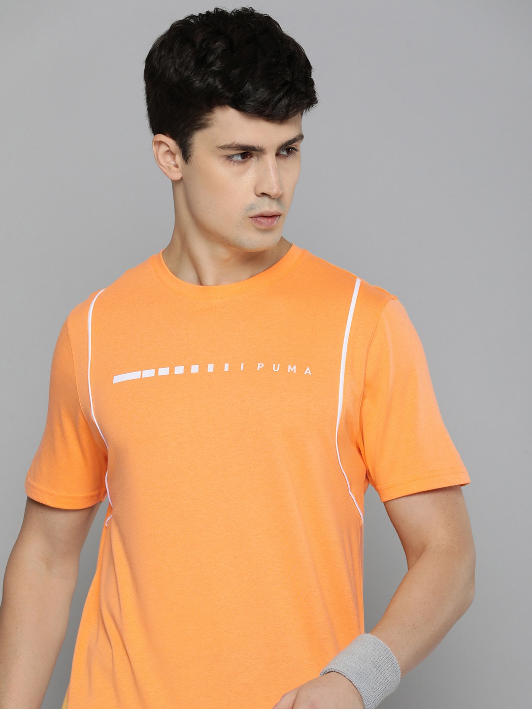 

Puma Men Typography Printed T-shirt, Orange