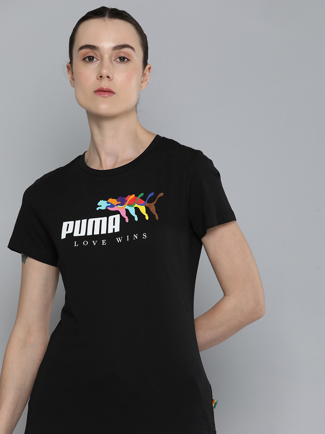 

Puma Pure Cotton LOVE WINS Outdoor T-shirt, Black