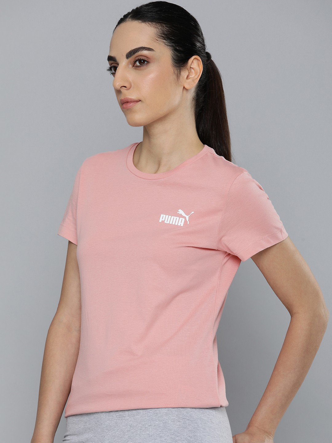 

Puma Pure Cotton Small Logo Outdoor T-Shirt, Rose