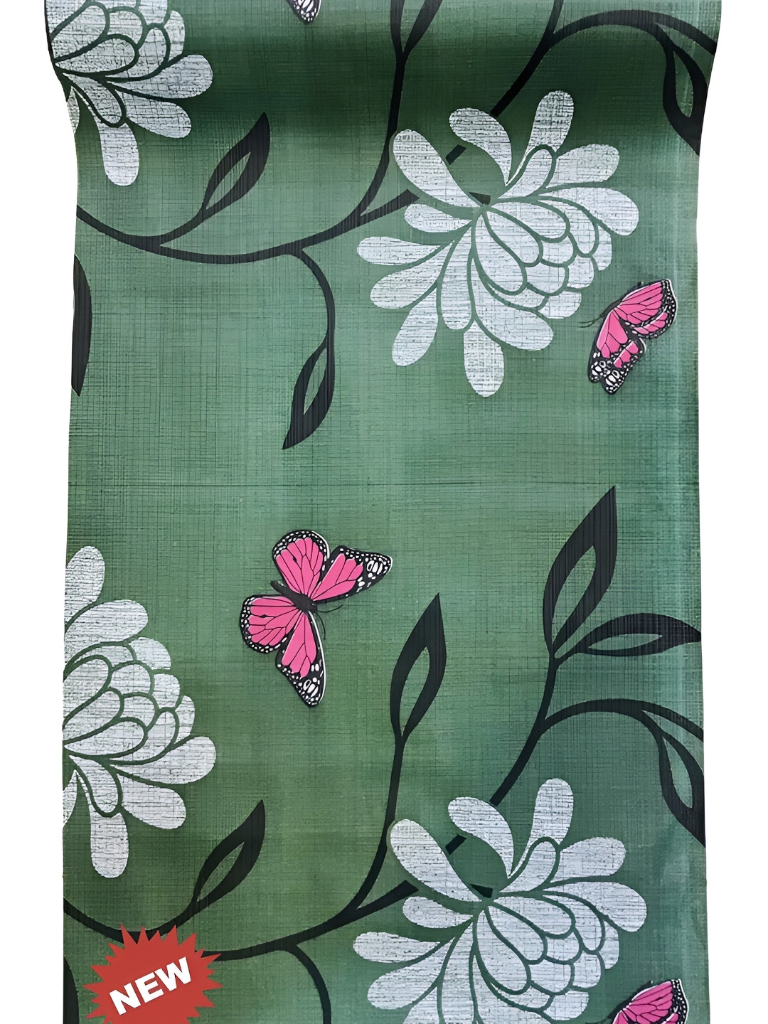 

Homerz Green Printed Regular Shelf Liner