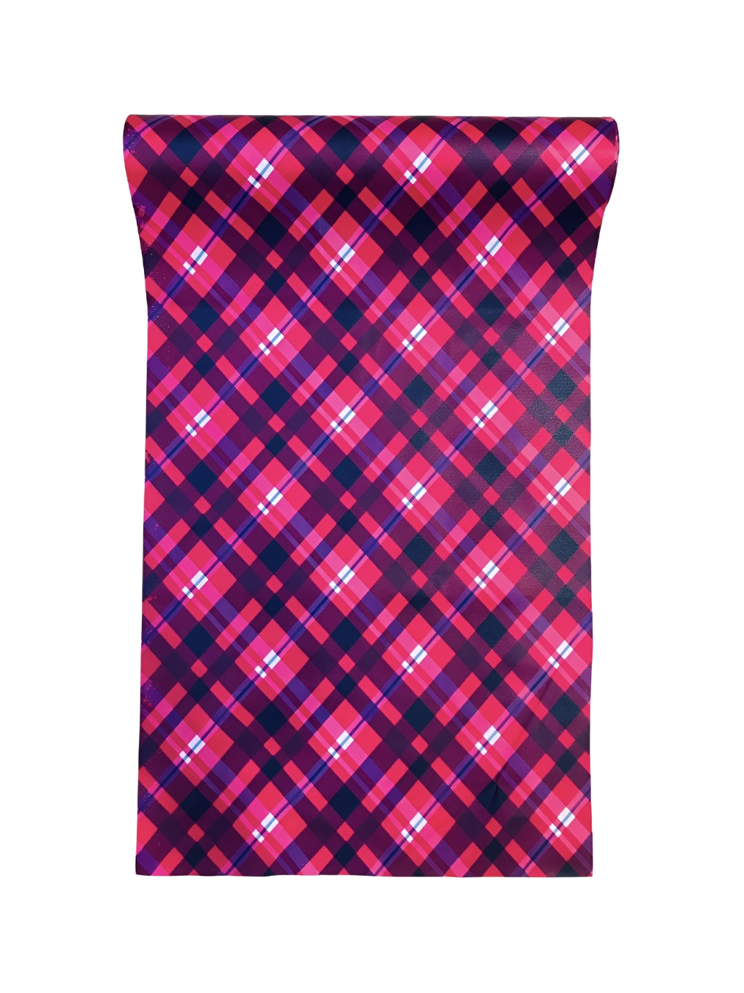 

Homerz Pink & Purple Checked Printed Anti-Slip Shelf Liner