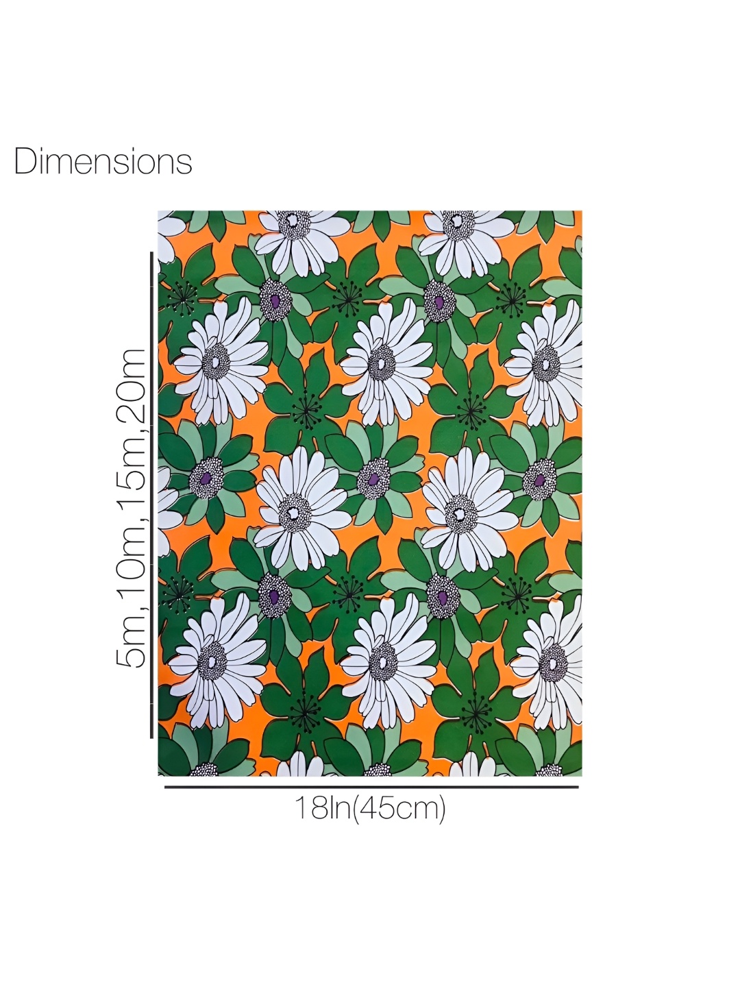 

Homerz Green Printed Wardrobe Shelf Liner