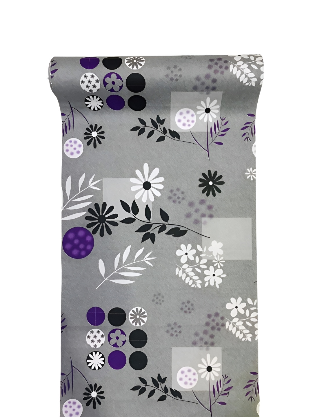 

Homerz Grey and White Floral Printed Regular Shelf Linear Organiser