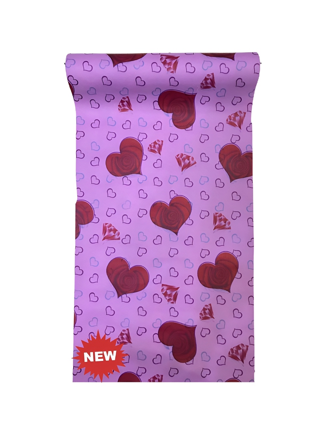 

Homerz Purple Printed Shelf Liner Organiser
