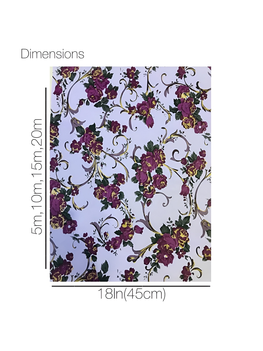 

Homerz White Printed Shelf Liner Organisers