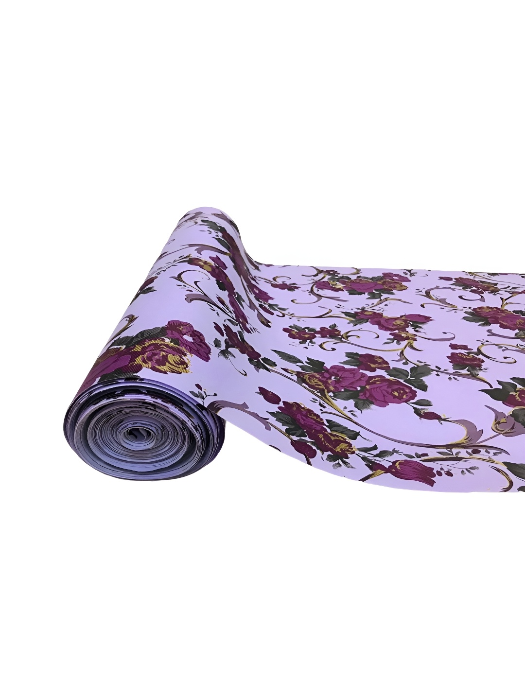 

Homerz Violet Floral Printed Anti Skip Shelf Liner Organiser