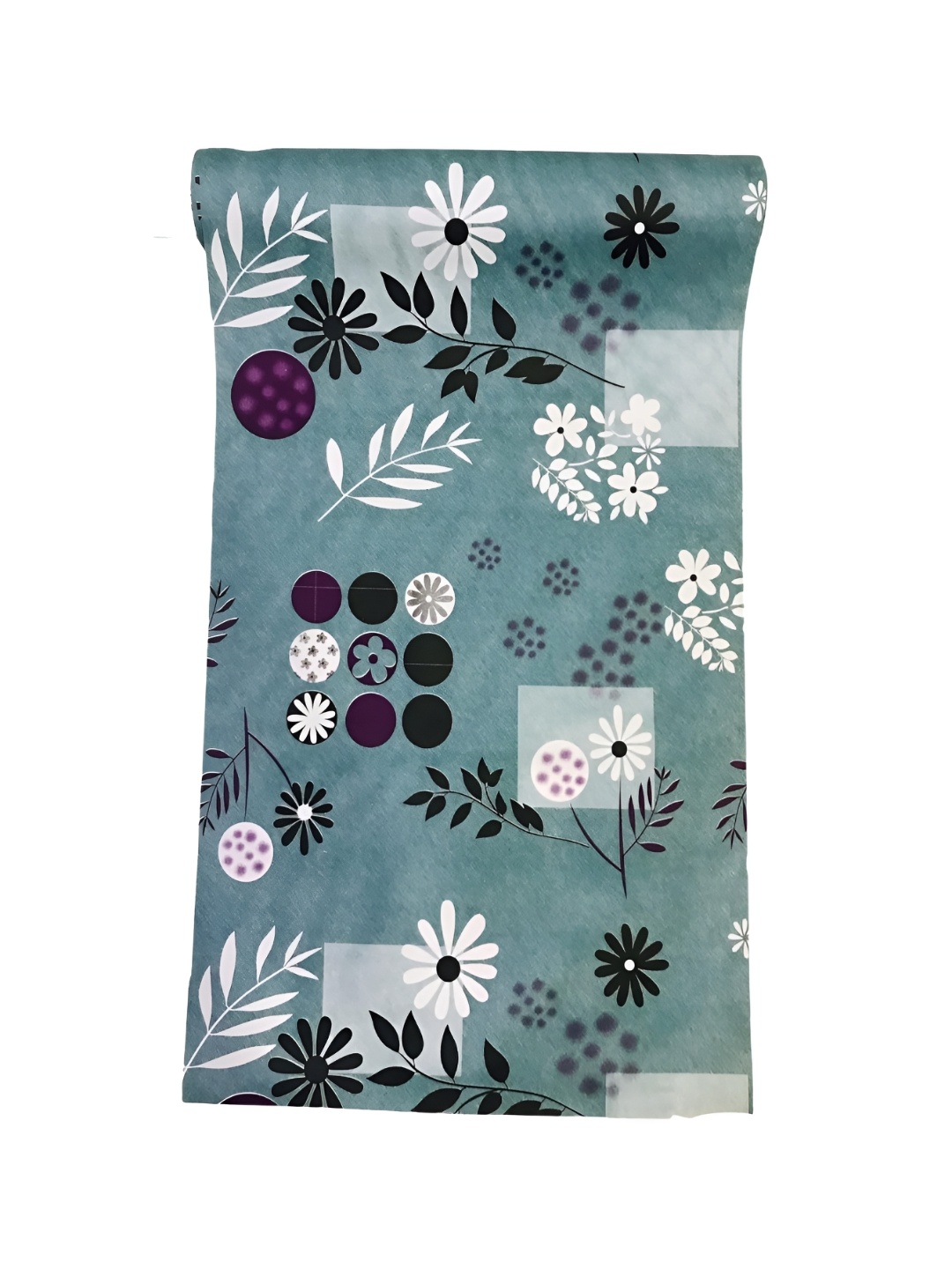 

Homerz Sea Green and White Floral Printed Regular Shelf Linear Organiser