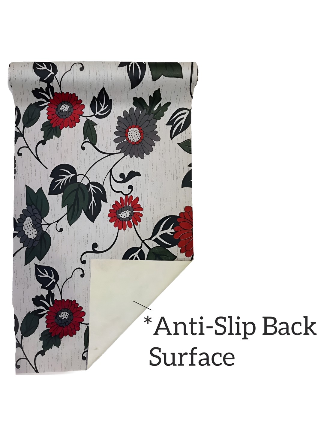 

Homerz White Printed Regular Shelf Liner
