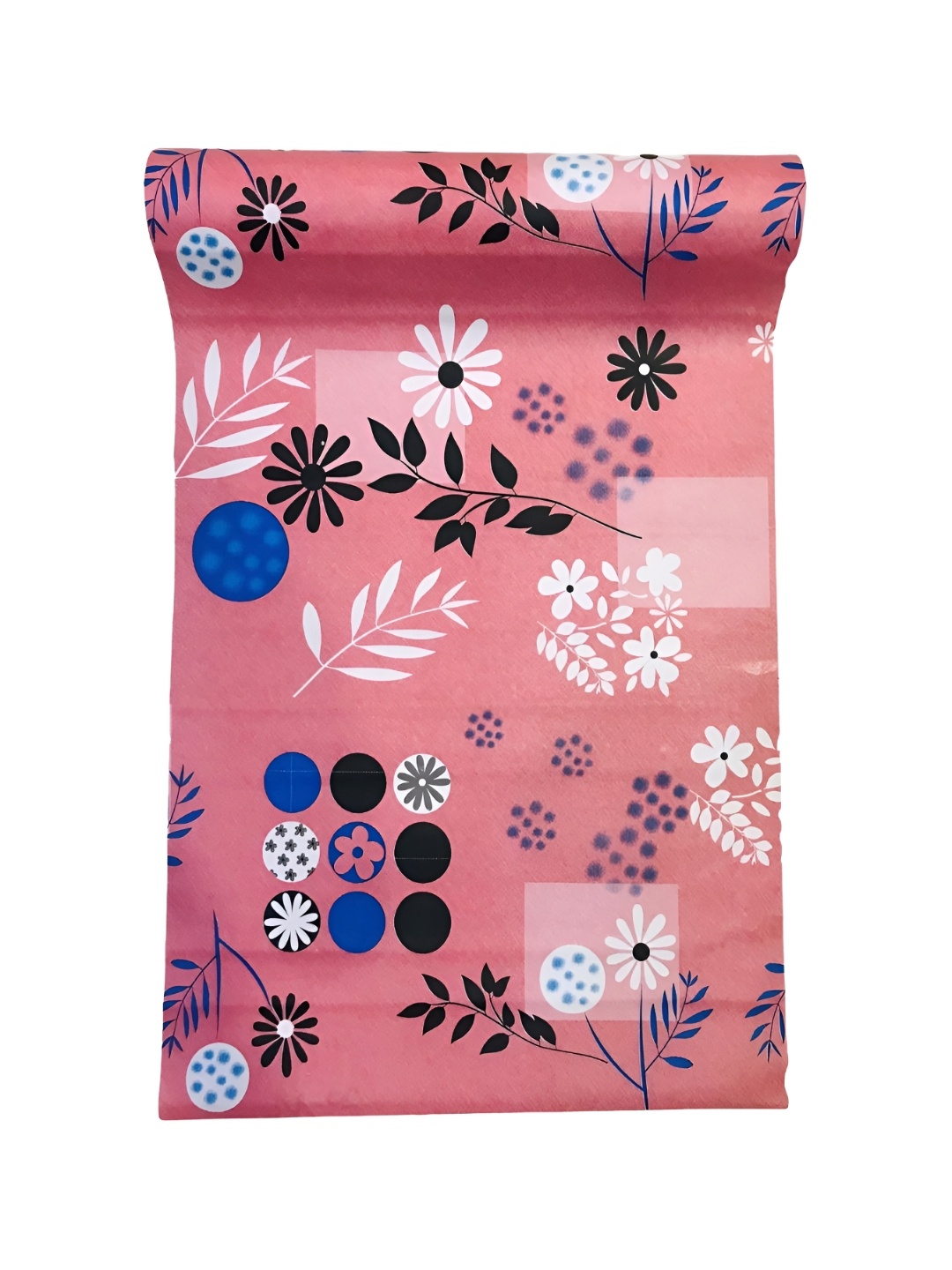 

Homerz Peach-Coloured and White Floral Printed Regular Shelf Linear Organiser