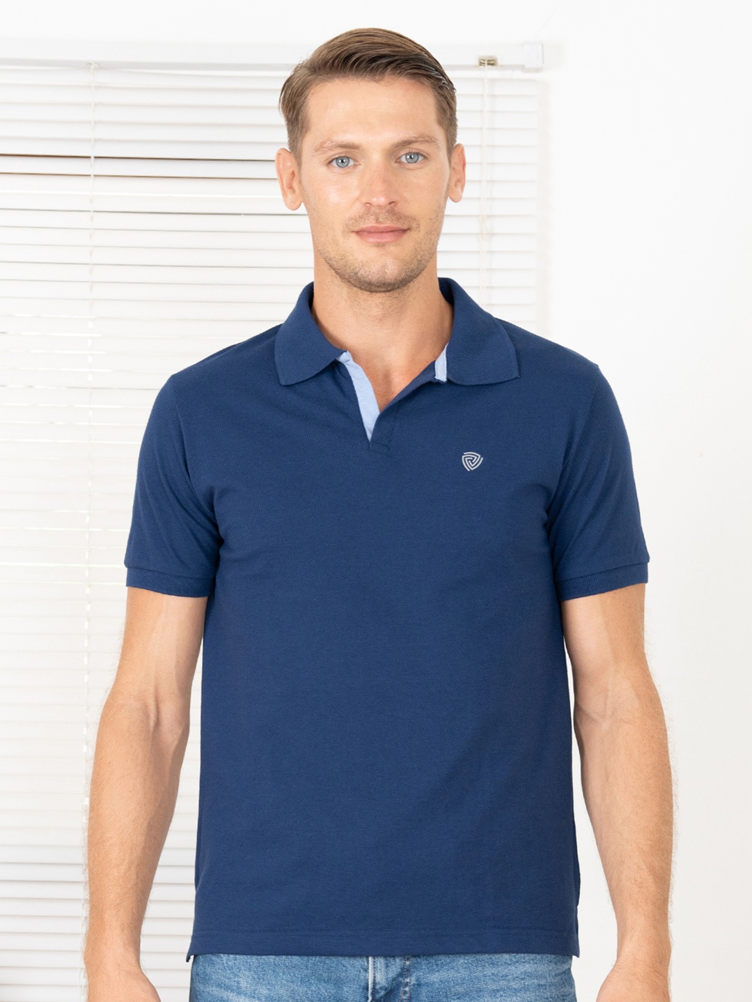 

Lux Cozi Polo Collar Lounge Tshirts, Blue